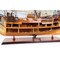 Homeroots 34" Wood Brown Solid Wood Hand Painted HMS Endeavour 1768 Open Hull Model Boat 401976 - alternate 4