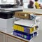 Acrimet Facility 4 Tier Letter Tray Side Load Letter Size A4 Desktop File Organizer Plastic Crystal 256.3 - alternate 4