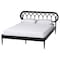 Baxton Studio Florica Art Deco Black Wood Queen 4-Piece Bedroom Set 255-14153-14151-14150-14149-ZORO - alternate 5