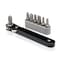Neiko 0.25 in Drive 90-Degree CrV Steel Mini Ratchet Screwdriver Set, 8-Pieces 03044A - alternate 1