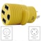 Ac Works Adapter NEMA L14-20P 20A 4-Prong Plug to NEMA 14-50R 50A 125/250V Connector RVL14201450 - alternate 3