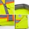 Dome75 Safety Vest, Polyester, Reinforced Front Zipper Closure Closure, HiVis Yellow/HiVis Orange Contrast OV6123W - alternate 3