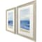 Homeroots Set Of Two Beach Landscape Distressed White Framed Wall Art, 2PK 653904 - alternate 3