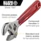 Klein Tools Adjustable Wrench, Plastic Dipped, 4-Inch D506-4 - alternate 8