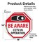 Signmission Be Aware CCTV In Operation, 18 inch X 18 inch, Vinyl Decal, 2PK OC-D-2PACK-18-32 - alternate 3