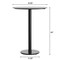Flash Furniture 31.25" RD Tabletop, Seamless Surface Technology, Gray Faux Concrete, 18" Round Black Bar Height Base ST-RD31-CMGY-TR18B-GG - alternate 4