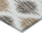 Homeroots 10' X 14' Chocolate And Ivory Ikat Washable Indoor Outdoor Area Rug 589091 - alternate 4