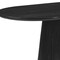 Homeroots 81" Black Wood Pedestal Base Oval Dining Table 623362 - alternate 4