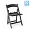 Flash Furniture HERCULES Kids Black Resin Folding Chairs with Black Vinyl Padded Seat, 10PK 10-LE-L-1K-BK-GG - alternate 4
