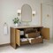 James Martin Vanities Hudson 60" Single Vanity, Honey Oak w/ 3 CM Tajnar Eclos Top 435-V60S-HNO-3TJR - alternate 4