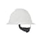 Msa Safety V-Gard Slotted Full Brim Hard Hat, Fas-Trac III Suspension, Type I, Class E, White 475369 - alternate 2
