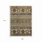 Homeroots 9' X 12' Chocolate Taupe And Gold Tribal Washable Indoor Outdoor Area Rug 615408 - alternate 4