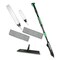 Unger Excella Floor Cleaning Kit, 20 in. Gray Microfiber Head, 48 in. to 65 in. Black/Green Handle UNGEFKT8 - alternate 1