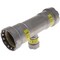 Viega MegaPressG tee P1 1.25 P2 1.25 P3 0.5 carbon steel zinc-nickel coating 25491 - alternate 3
