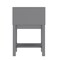 Flash Furniture Dallas Wooden Night Stand, Bedroom Side Table with Storage Drawer and Shelf for Kids in Gray MG-9007-1-NS-GY-GG - alternate 3