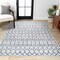 Jonathan Y Moroccan HYPE Boho Vintage Diamond Cream/Navy 9 ft. x 12 ft. Area Rug MOH101F-9 - alternate 1
