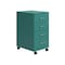 Space Solutions 14.25 in W 4 Drawer Mobile Organizer, Teal 25946 - alternate 1