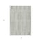 Homeroots 3' X 5' Sage And Ivory Striped Washable Indoor Outdoor Area Rug 631557 - alternate 4