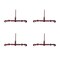 Mytee Products Ratchet Load Lever Binder 5/16in 3/8in Chain Binders Tie Down Hauling, 4PK CBRS516x4 - alternate 3