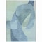 Homeroots 3' X 5' Teal Blue And Ivory Abstract Washable Indoor Outdoor Area Rug 630435 - alternate 3