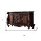 Homeroots 70" Cherry Oak Solid Wood Five Drawer Combo Dresser 374251 - alternate 2