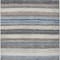 Homeroots 5' X 8' Denim Blue Beige And Taupe Striped Washable Indoor Outdoor Area Rug 618257 - alternate 4
