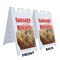 Signmission Sausage Biscuits, A-Frame & 2 Decals Installed, Heavy-Duty Plastic Frame SBHD-D-2436-Sausage Biscuits - alternate 4