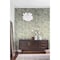 York Wallcoverings Acanthus Toss Beige and Seafoam Wallpaper NV5511 - alternate 4