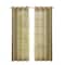 Homeroots Set of Two 84"  Tan Solid Modern Window Panels, 2PK 473385 - alternate 1