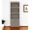 Homeroots 71" Three Tier Bookcase with Two doors 403759 - alternate 3