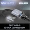 Adesso ADESSO USB C TO VGA ADAPTER at 1080P/60HZ AUH-5040 - alternate 4