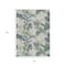 Homeroots 8' X 10' Artichoke Green Lavender And Ivory Botanical Leaves Washable Indoor Outdoor Area Rug 618385 - alternate 4