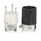 Leviton StraightBladeConnector, 15A, Black;White 5269E - alternate 5