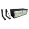 Mytee Products Trailer Tool Box KIT 24inx24inx60in Double Barn Door Style Mirror Finish 24inx24in 2460-TBSS-PL-MBTR24-KIT - alternate 1