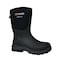 Dryshod Men's Legend MXT Rubber Boots, Waterproof, Mid Calf, Black, Pull-On, Size 9 LGX-MM-BK-009 - alternate 3