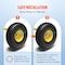 Vevor Solid PU Run-Flat Tire Wheel Flat Free Tubeless Tire 10" 2-Pack 400 lbs, 2PK CJPU0080 - alternate 4