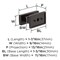 Amerock Socle 1-7/16 inch (37mm) Length Oil-Rubbed Bronze Cabinet Knob, 10PK 10VMP37023ORB - alternate 3