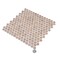 Apollo Tile Lucenza 12x12 in. Clay Beige Matte Recycled Glass Penny Round Mosaic Tile (10.56 sq ft/case) 12PK APLGIO88CLAPENA - alternate 2