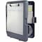 Saunders WorkMate II Divided Poly Clipboard, 0.50in Clip Capacity, Polypropylene, Gray, Charcoal 470 - alternate 1
