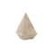 Homeroots 3" Brown Solid Wood Pyramid Decorative Sculpture 635610 - alternate 2