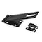 Prime-Line Door and Gate Safety Hasp Hinge Latch with Fixed Staple 6 inch with Screws Matte Black (Single Pack) U 117218 - alternate 1