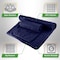 Wakeman 2-Piece Yoga Mat Towel and Gym Towel Set Sweat Absorbent & Quick Drying with Corner Pockets HT-YOGA-NVY - alternate 3