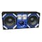 Deejay Led Loaded Box w/Two Despacito Heavy Duty 10-in Woofers One Horn and w/Two Bullet Tweeters BLUE TBH10BLUE - alternate 1