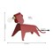 Jonathan Y Rover 10" Modern Industrial Iron Canine LED Kids' Lamp, Red JYL7130A - alternate 4