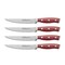 Henckels Forged Accent Set of 4 Steak Knife Set-Red 1011264 - alternate 1