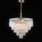 Jonathan Y Wyatt 20" 4-Light Crystal LED Chandelier, Polished Nickel/ Clear JYL9007A - alternate 4