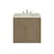 James Martin Vanities Chicago 30" Single Vanity, Walnut Whisper, w/ 3 CM Siberian Silestone Top 503-V30-WLW-3SFR - alternate 5