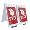Signmission Christmas Sale, A-Frame & 2 Decals Installed, Heavy-Duty Plastic Frame SBHD-D-2436-30362 - alternate 3