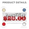 Signmission Everything 20 Dollars, 48 Inch x 120 Inch, Vinyl Banner B-120-30568 - alternate 3