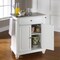 Crosley Cambridge Stainless Steel Top Portable Kitchen Island/Cart KF30022DWH - alternate 4